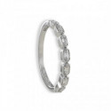 ANILLO CON 7 DIAMANTES BAGUETTE