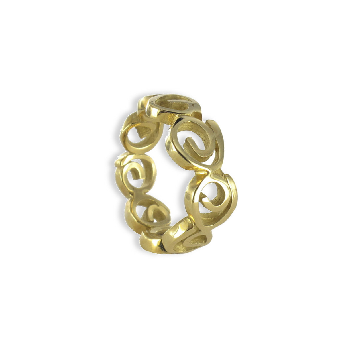 GOLD SPIRAL RING