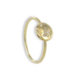 GOLD AND DIAMONDS YOUTH RING