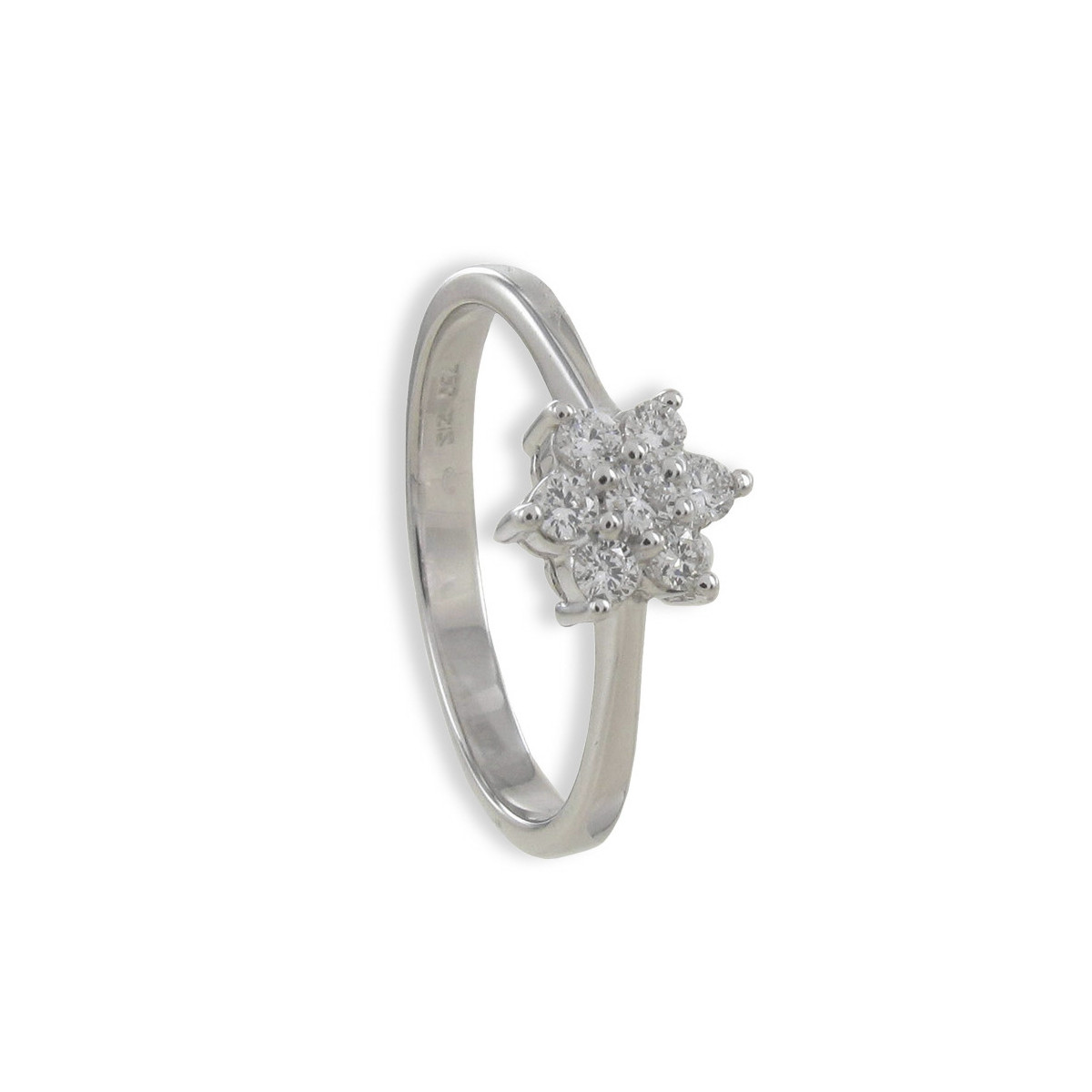 GOLD 7 DIAMOND 0,19 KTES RING