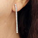 LONG EARRINGS WITH 38 DIAMONDS