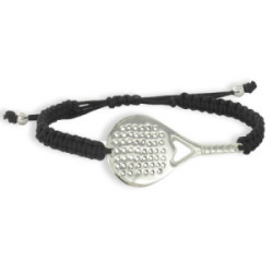 PULSERA RAQUETA DE PÁDEL PLATA