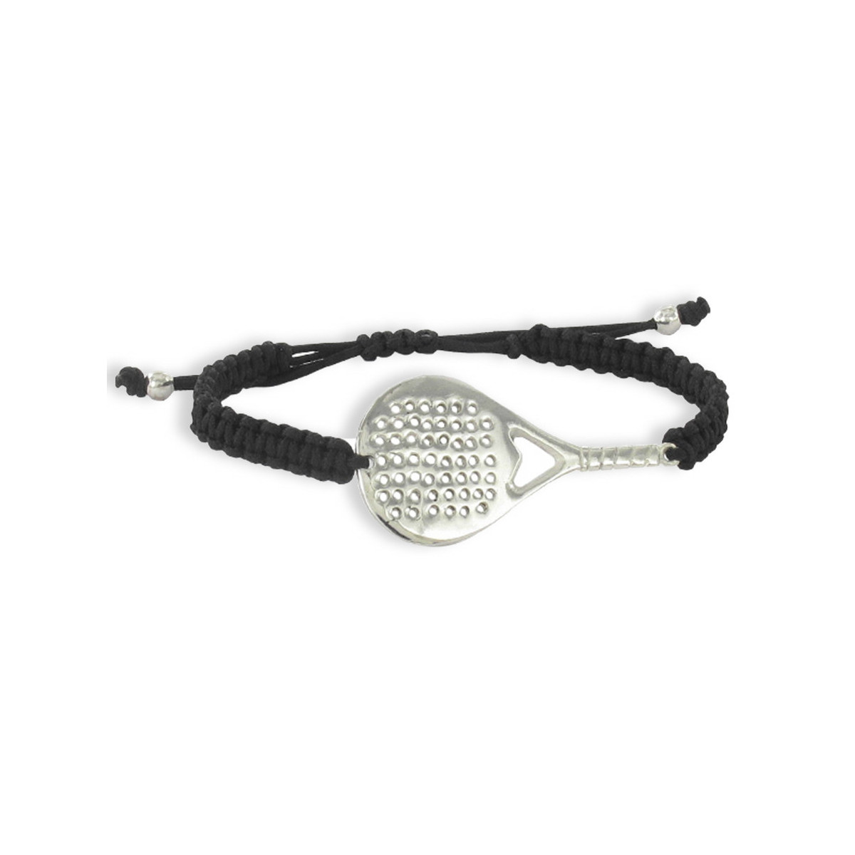 PULSERA RAQUETA DE PÁDEL PLATA
