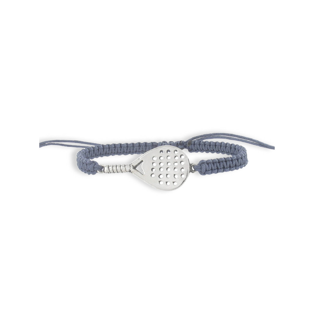 PULSERA RAQUETA DE PÁDEL PLATA