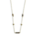 GOLD NECKLACE DIAMONDS AND NATURAL STONES