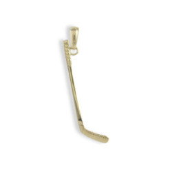 GOLD PENDANT STICK HOCKEY