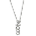 WHITE GOLD SWAN CARRERA AND CARRERA NECKLACE