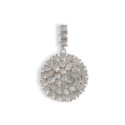 SILVER AND MOON STONE PENDANT
