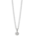 NECKLACE WHITE GOLD AND 7 DIAMONDS
