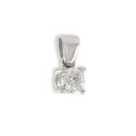 WHITE GOLD DIAMOND PENDANT