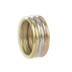 RING 3 COLORS 18 K GOLD