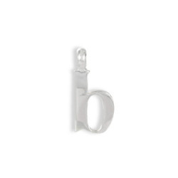 SILVER LETTER PENDANT