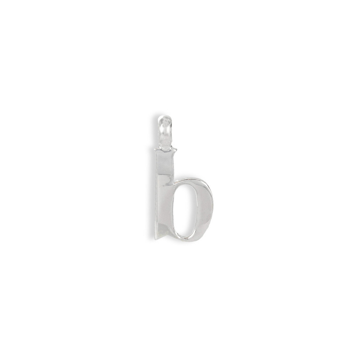 SILVER LETTER PENDANT