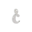 COLGANTE PLATA INICIAL MACIZA