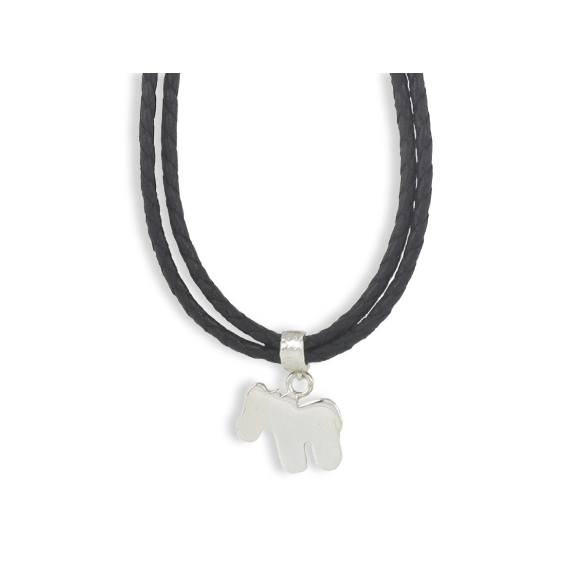 COLLAR CUIR PENJOLL PLATA