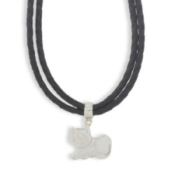 COLLAR CUIR PENJOLL PLATA