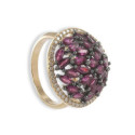 GOLD RING WITH RUBIS MARQUISE