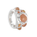 ANILLO PLATA CON 9 PIEDRAS LUNA