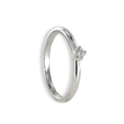 GOLD RING WITH SOLITAIRE DIAMOND