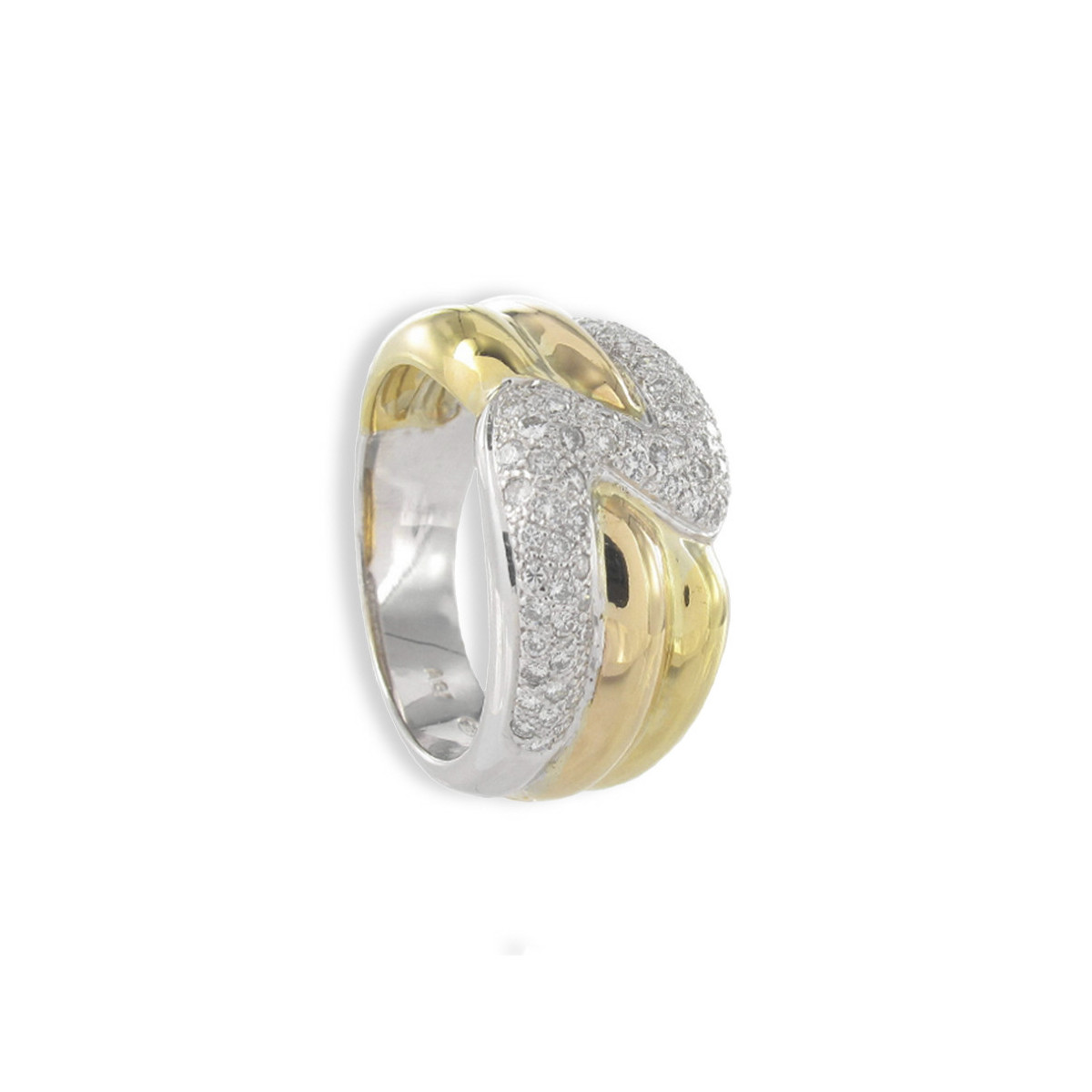 ANILLO ORO DIAMANTES DE 0,50 KTES