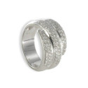 ANILLO ORO CON PAVE DIAMANTES 0,76 KTES