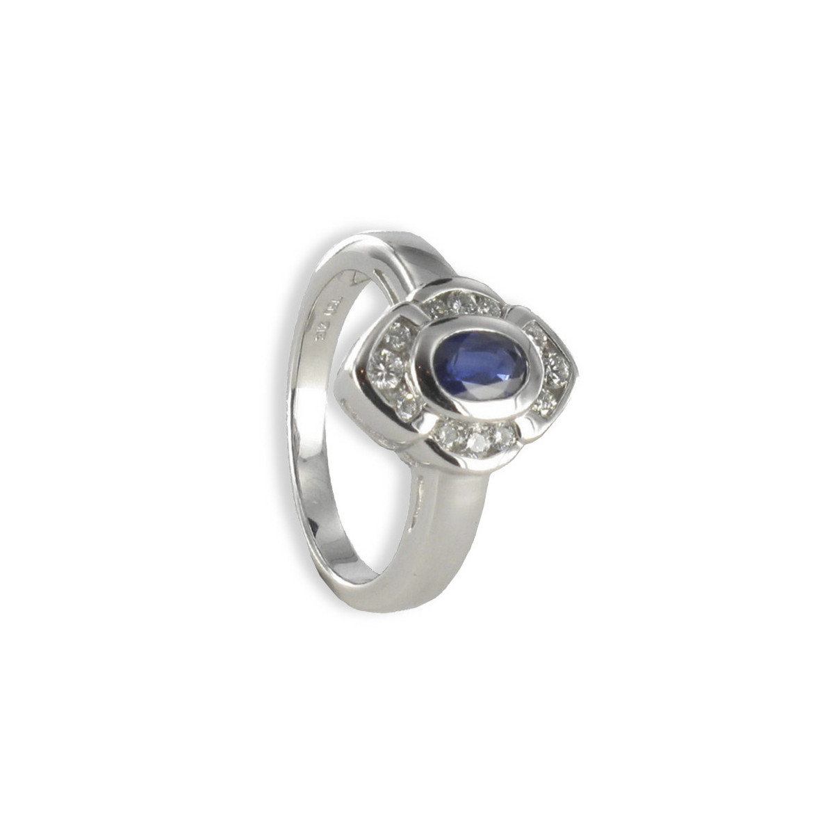 RING IN GOLD WITH SAPPHIRE 0.65 CARAT