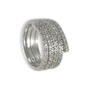 ANILLO ORO ESPIRAL DIAMANTES