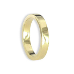 GOLD SQUARE WEDDING RING