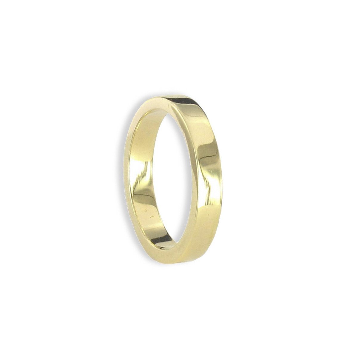 GOLD SQUARE WEDDING RING