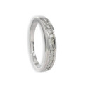 MEDIA ALIANZA DE 12 DIAMANTES EN DISMINUCIÓN ORO BLANCO 18K 0,26 CT