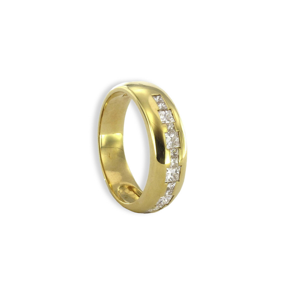 GOLD WEEDING BAND DIAMONDS