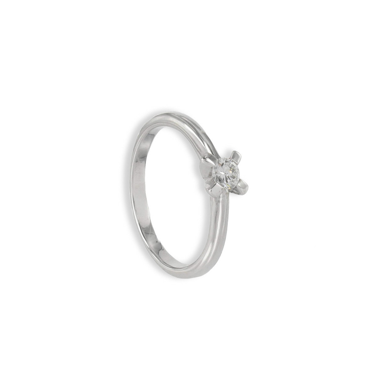 RING WITH SOLITAIRE DIAMOND 0.18 CARAT