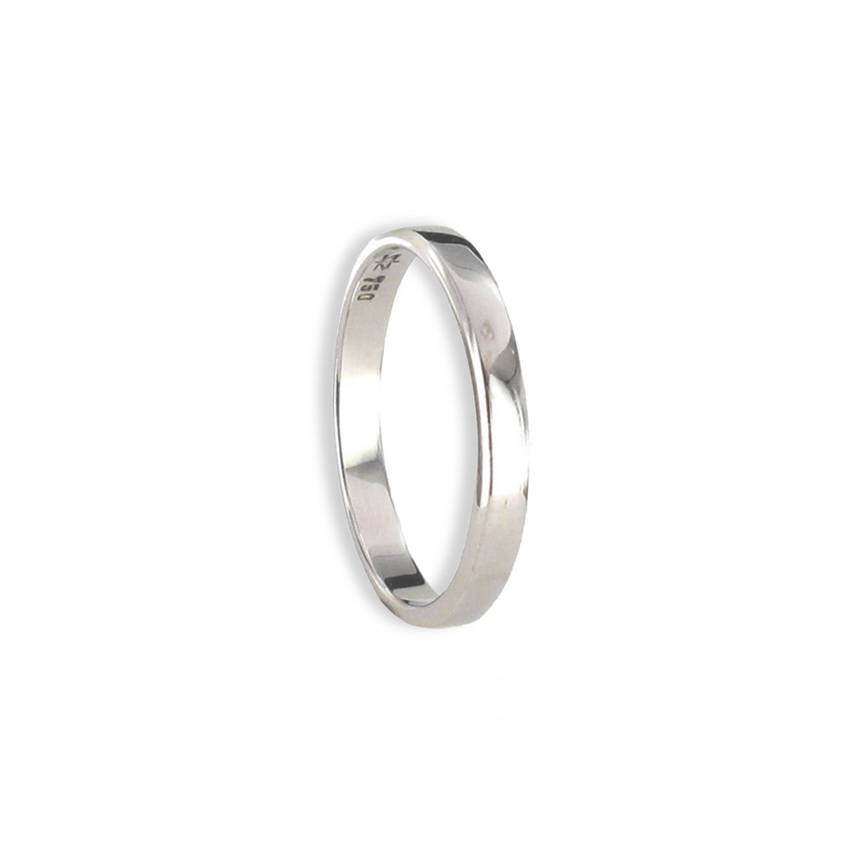 ANILLO DE BODA EN ORO BLANCO