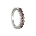 GOLD HALF 7 RUBIES RING