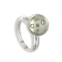 ANILLO ORO PERLA TAHITÍ Y DIAMANTES