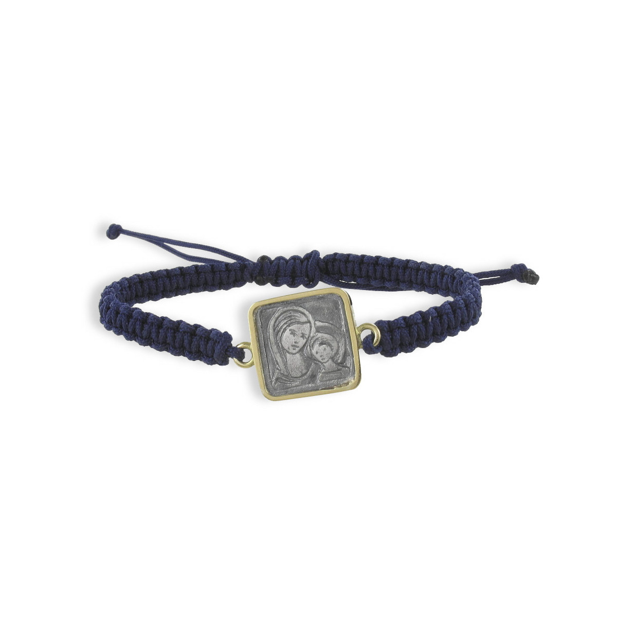 MACRAME BRACELET WITH SCAPULAR