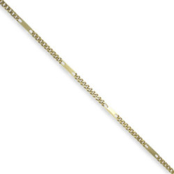 PULSERA ORO PLACAS INTEGRADAS