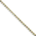 PULSERA ORO CON CHATONES DE PIEDRAS DE COLOR