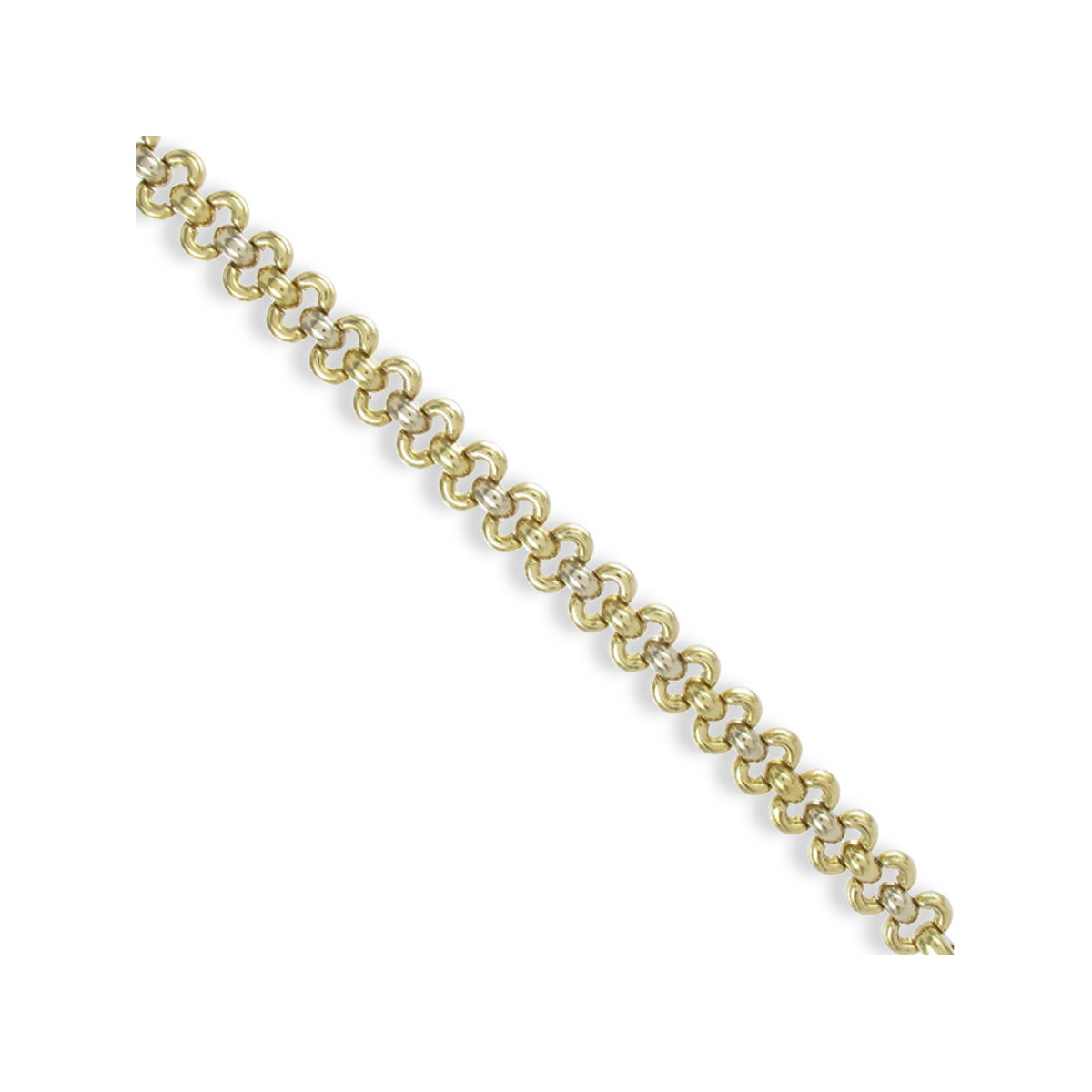 ARTICULATED TWO GOLD BRACELET