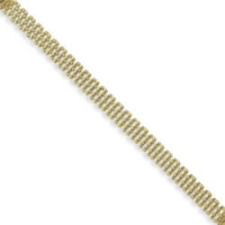 PULSERA MALLA ORO AMARILLO