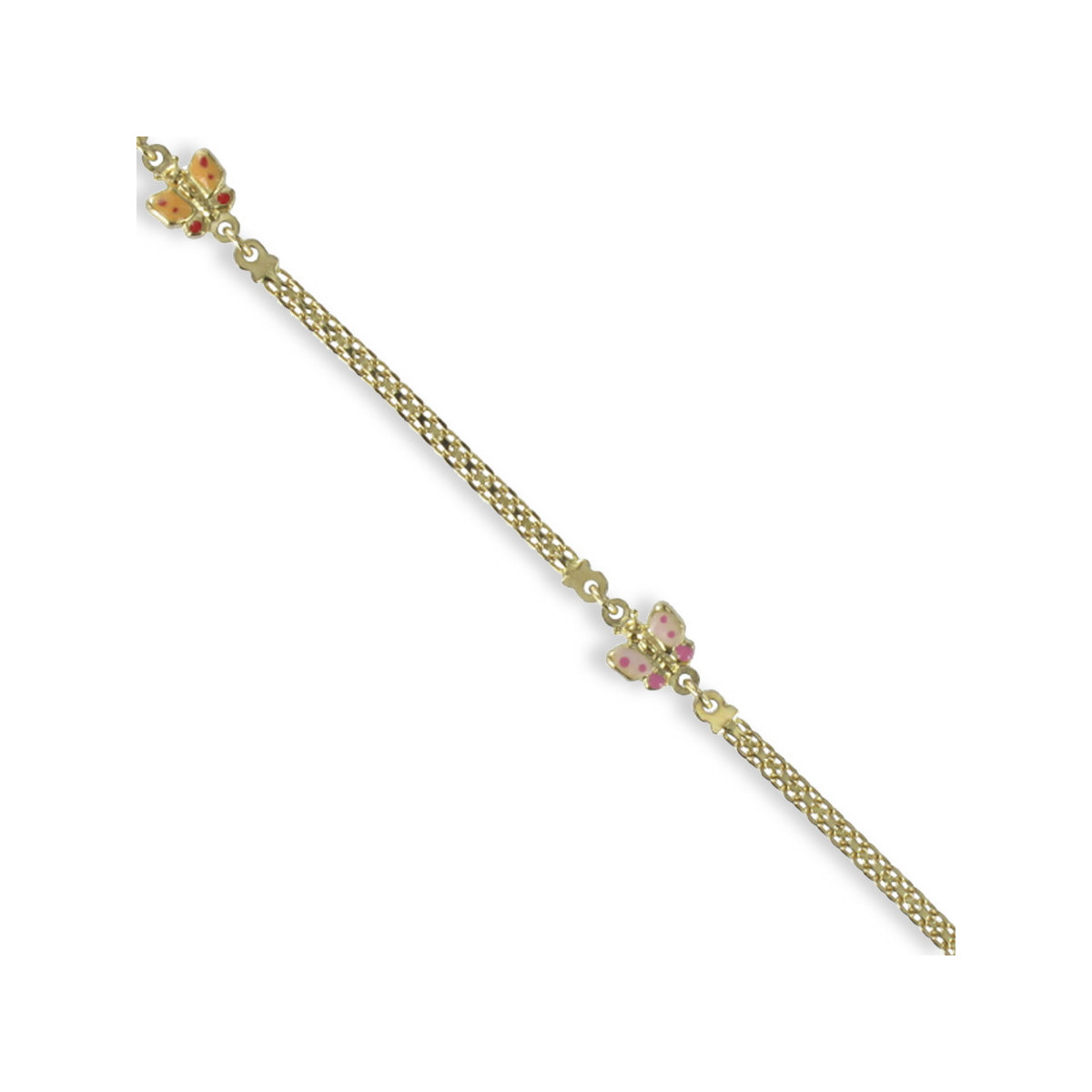 GOLD ENAMEL BRACELET