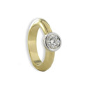 SOLITARIO BICOLOR ORO 18K CON DIAMANTE 0,82 CT SOLITARIO BICOLOR ORO 18K CON DIAMANTE 0,82 CT