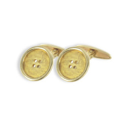 GOLD BUTTON CUFFLINKS