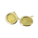 YELLOW GOLD CUFFLINKS