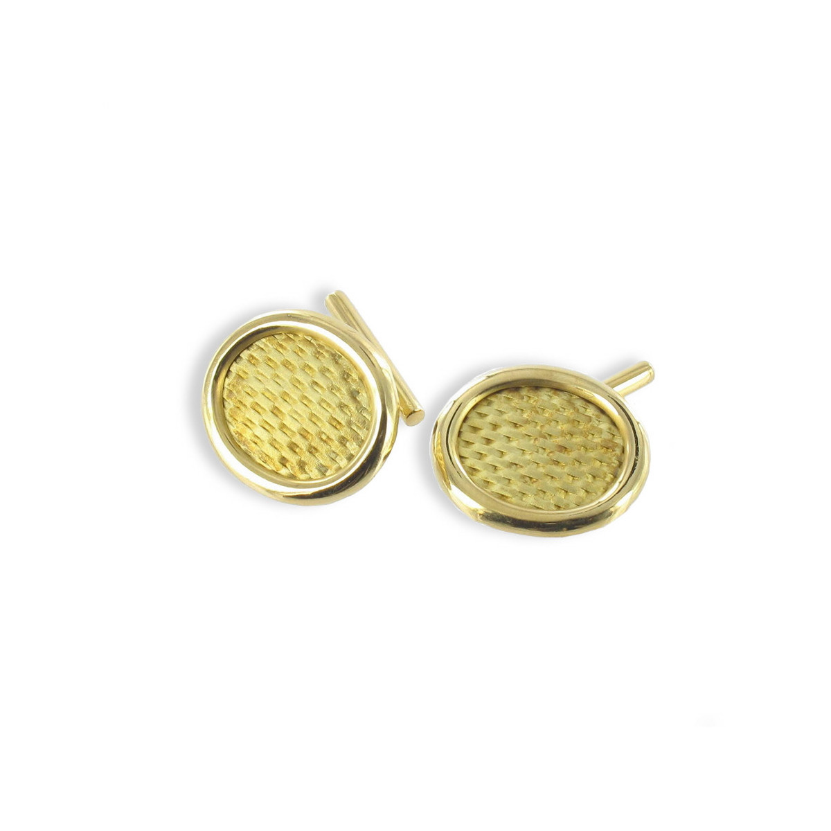 YELLOW GOLD CUFFLINKS