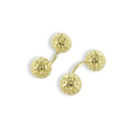 RIGID GOLD GOLF CUFFLINKS