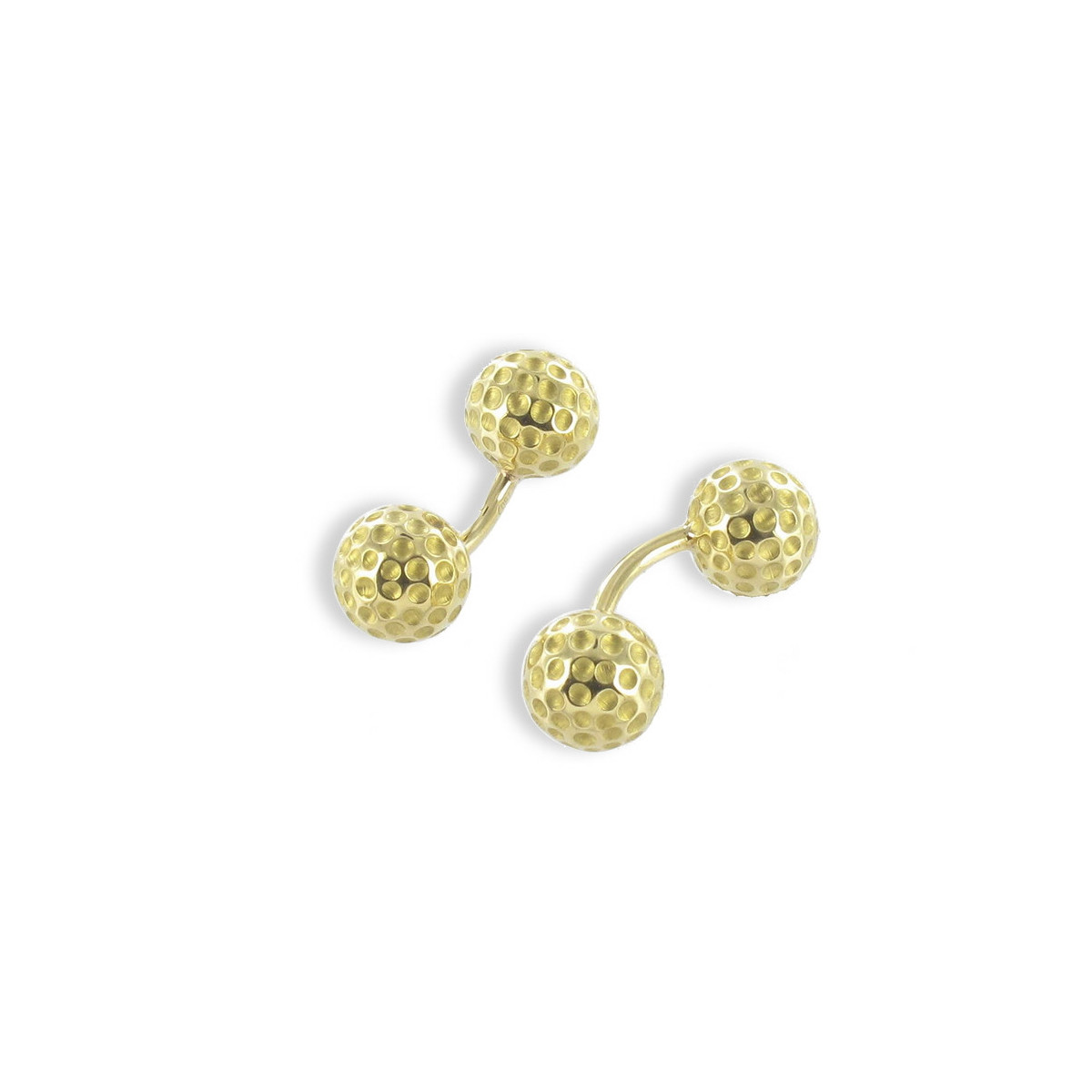 RIGID GOLD GOLF CUFFLINKS