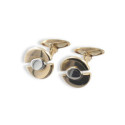 CUFFLINKS ROSE GOLD AND WHITE GOLD