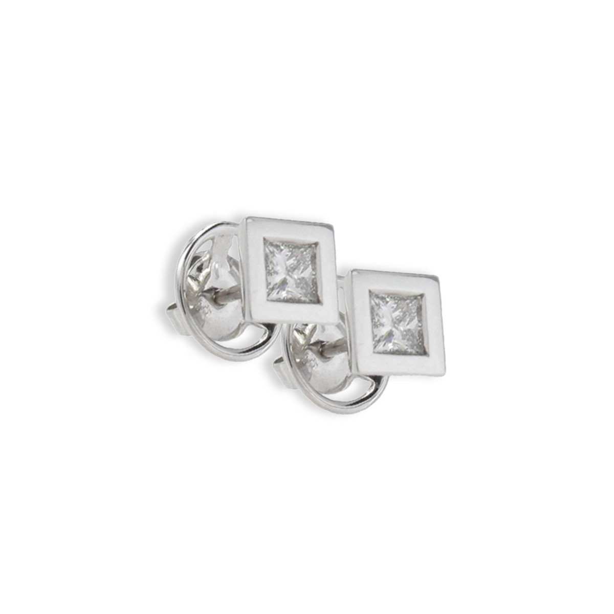 WHITE GOLD DIAMOND EARINGS