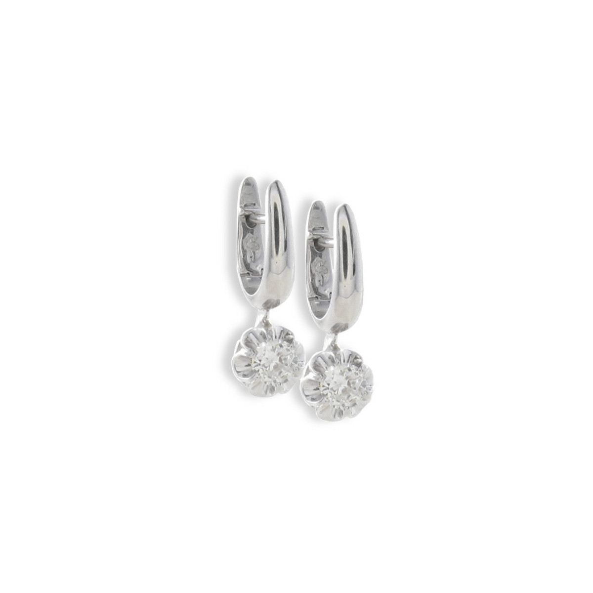 PENDIENTES ORO Y DIAMANTES